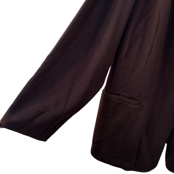 IMAN 2-Piece Chocolate Brown Pantsuit – Size 2X, Elegance & Comfort - Picture 6 of 12